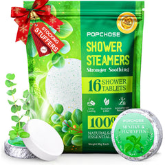 POPCHOSE eucalyptus shower steamers pack enhances your home spa routine.