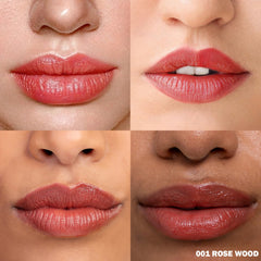 Popcode Peel Off Lip Stain application swipe demonstrating easy, even color application