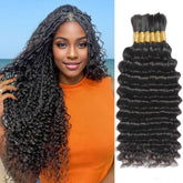 Popway human braiding hair for boho braids 150g 20 inch adds volume for free-flowing style