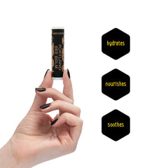 Portland Bee Balm Rose lip balm tube for subtle floral hydration.