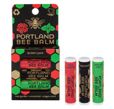 Portland Bee Balm unscented lip balm tube for everyday moisture.
