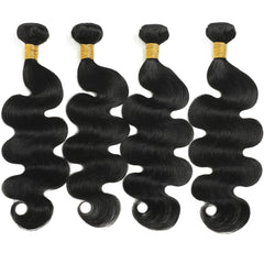 Poshbash body wave bundles 16 inch, versatile extension for braids or wigs
