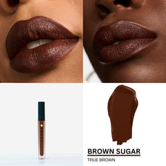 Pound Cake Cake Batter lipstick wand application shows precise, smooth color on lips