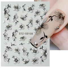 POWPOP butterfly nail decal adds bright, quick color to summer nails