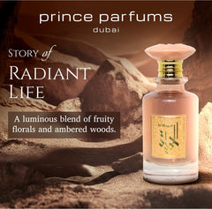 Prince Parfums Dubai Al Hayat bottle displays the 3.4 oz size and elegant design for gifting.