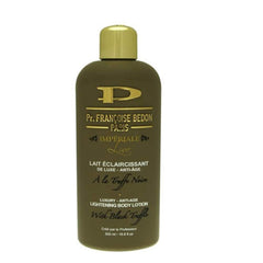 Pr. Francoise Bedon Imperial Luxury AntiAge Lightning Body Lotion cream-swirl close-up promoting smooth, even-toned skin.