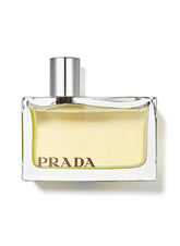 Prada Amber EdP bottle front view highlighting elegant cap and refined presence.