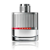 Prada Luna Rossa bottle close-up for a bold, masculine scent