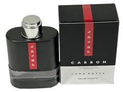 Prada Luna Rossa Carbon packaging box elevating premium presentation for gifting.