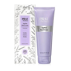 PRAI Beauty Ageless Hand Cream texture close-up for smoothing hands