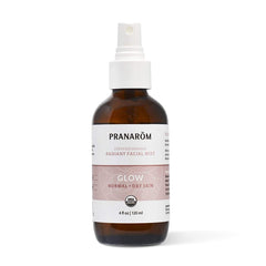 Pranarom Facial Mist 4oz bottle on vanity for refreshing hydration