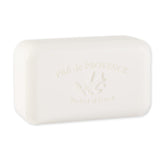 Pre de Provence artisanal soap bar quad milled close-up showing smooth texture and craftsmanship