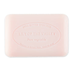 Quad milled texture from Pre de Provence soap for smooth use.
