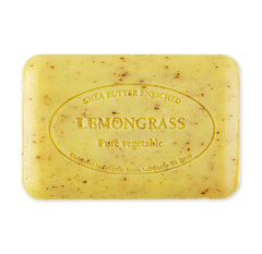 Pre de Provence quad-milled soap showing ultra-smooth surface and lasting bar