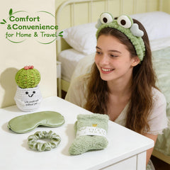 PrecisEdge crochet cactus decor adds a playful accent to space