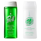 Prell bottle classic clean pour, suggesting quick daily cleansing.