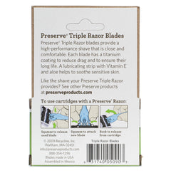 Preserve replacement blade with quick-release tab for easy switching