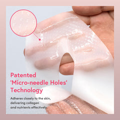 PRETTYSKIN hydrogel mask panel shows panthenol for soothing, hydrating skin