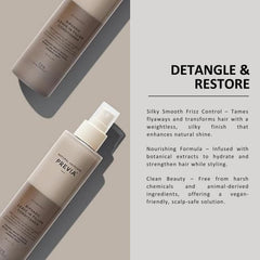 PREVIA white truffle formula adds shine and smoothness to strands