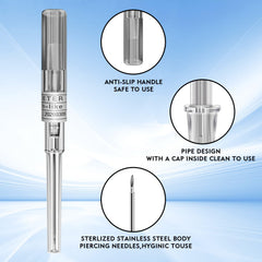 Prgislew catheter piercing 14G in sterile packaging for safe professional use