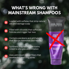 PRIMALS shampoo with raw honey nourishes hair for a thicker appearance.