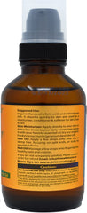 Close-up of PRIME NATURAL Marula Oil in amber glass bottle to show purity.