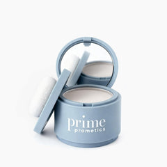 Prime Prometics Instant Coverage Hairline Powder hides gray roots for a natural fuller look.