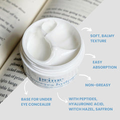 Prime Prometics PrimeEyes Hydrate applying motion demonstrates quick absorption around the eye.