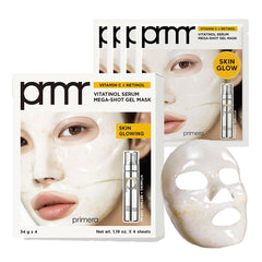 Primera PRMR Vitatinol Serum Gel Mask bottle ready for overnight skin care.