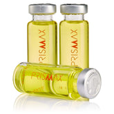 Prismax Nutritive Deep-Conditioning Hair Treatment bottle close-up showing creamy formula.