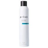Privé firm hold hairspray bottle delivering all-day control and shine