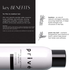 Prive Mousse Amplifiante Volume Application Cheveux : application facile et rapide