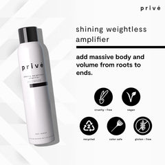 Prive Mousse Lift Racines Cheveux : soulève les racines sans résidu