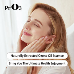 PrO3 European olive oil origin label highlights natural skincare ingredient.