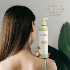 ProBliva Conditioner dispense pump highlights easy daily use and hydration.