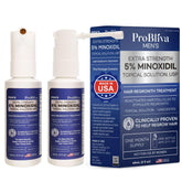 ProBliva Minoxidil spray bottle front showing 5% formula for targeted scalp care