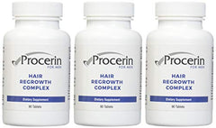 Procerin tablets close-up showing capsules for daily hair-care routine.