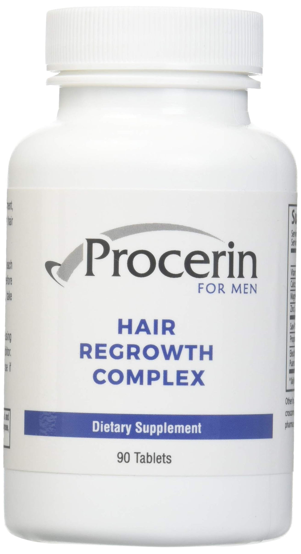 Procerin tablets triple-pack front view for ongoing hair support.