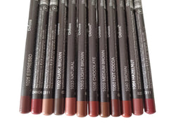 12pc Ultra Fine Lip & Eye Liner Brown Set packaging display highlighting professional-grade design