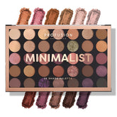 Profusion Cosmetics Minimalist 35 Shade Palette in a closed case for on-the-go color ideas.