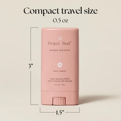 Twist-and-rub application of Project Reef stick for even coverage.