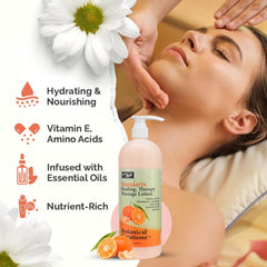 PRO NAIL Healing Therapy Lotion hand massage scene demonstrates deep moisturization