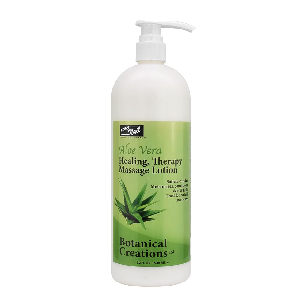 PRO NAIL Healing Therapy Massage Lotion bottle for hydrating spa use