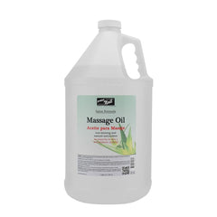 PRO NAIL massage oil aloe vera bottle for soothing full-body relaxation.