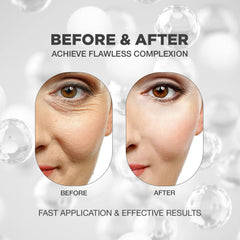 PROOT application on face and neck showing easy, even spread.