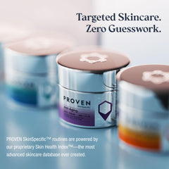 PROVEN SkinSpecific Night Cream jar with rich texture for smoother skin and reduced fine lines.