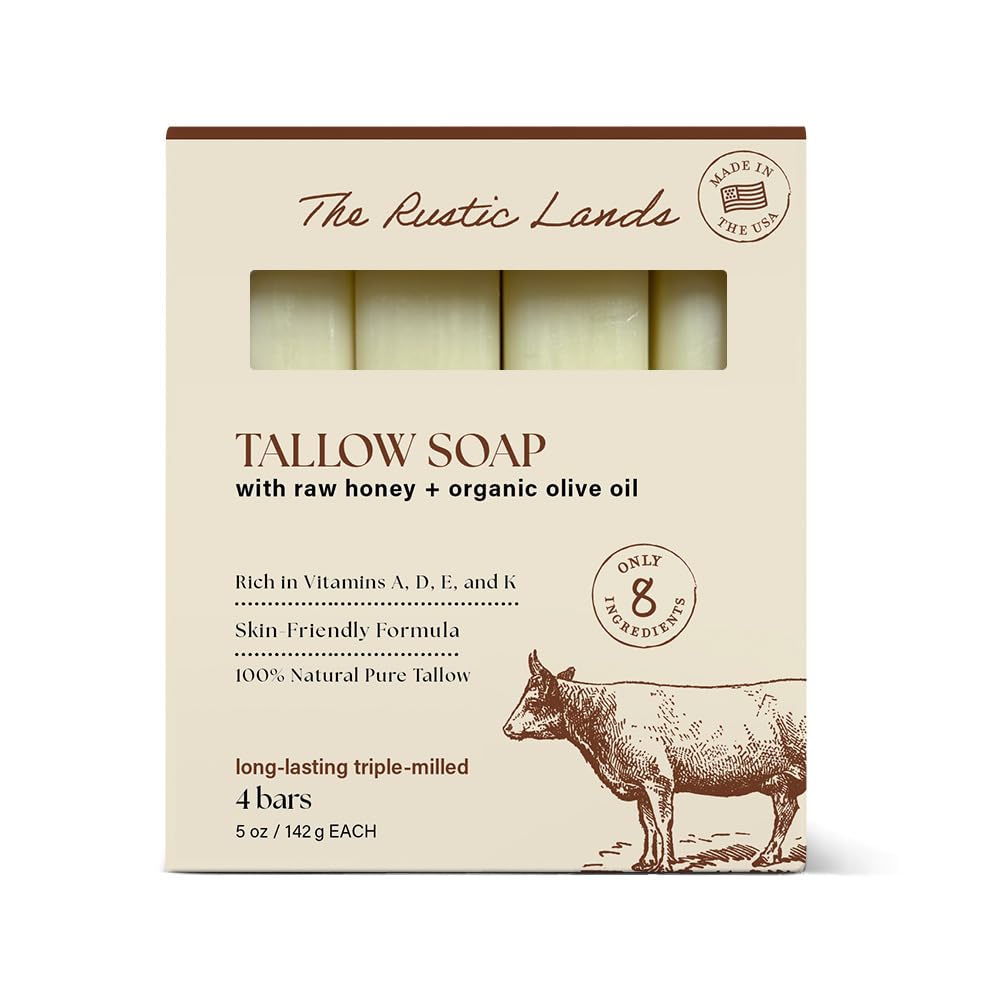PROVENCE ESSENTIALS Rustic Lands four-bar soap set shown for moisture-rich, long-lasting use