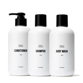 Public Goods shampoo bottle with natural essential oils for gentle cleansing.