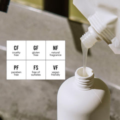 Public Goods sulfate-free formula highlights gentle care for all hair types.