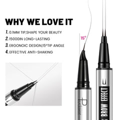 Pudaier brow pen with precise brush tip for blending color.